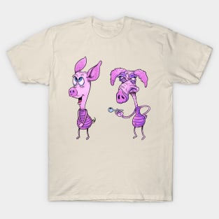 piglet on ice T-Shirt